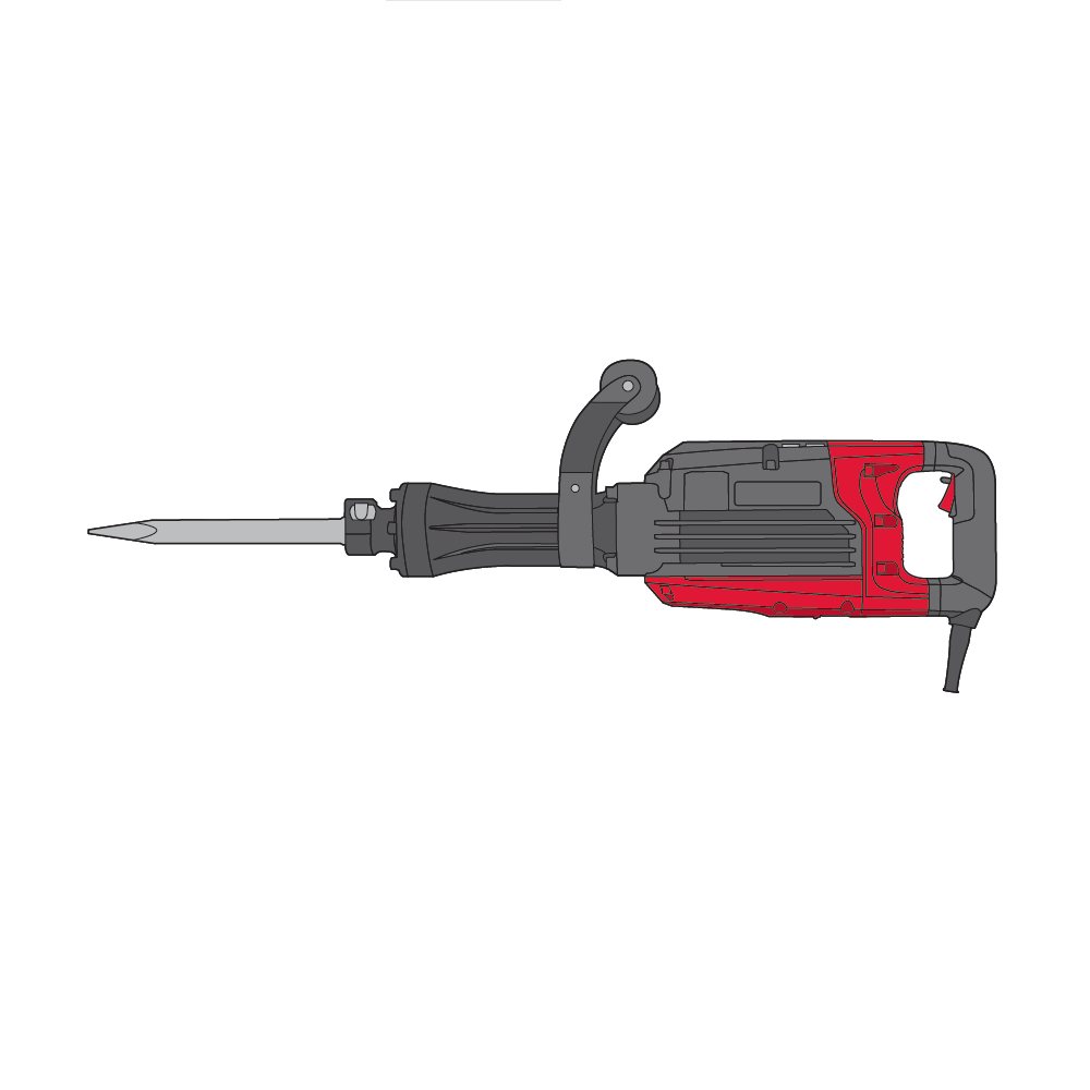 Безщітковий відбійний молоток Vitals Professional At 1250A BL, 1200 Вт, 50 Дж, HEX 30 мм, фото 1