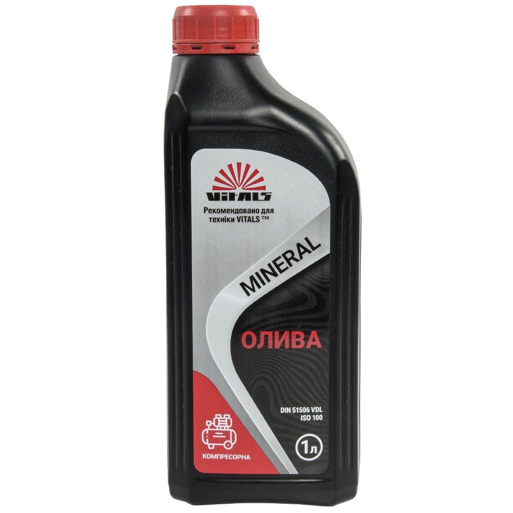 Мінеральна компресорна олива Vitals Mineral, 1 л, фото 1