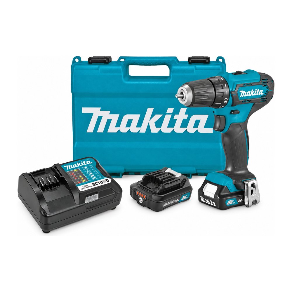 Акумуляторний дриль-шурупокрут Makita DF333DWAE CXT, 12 В макс., 2 АКБ 2 А·год і кейс, фото 1