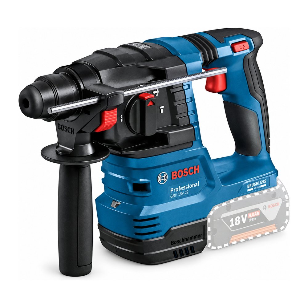 Акумуляторний перфоратор Bosch GBH 18V-22 0611924000, 1,9 Дж, без АКБ і зарядки, фото 1