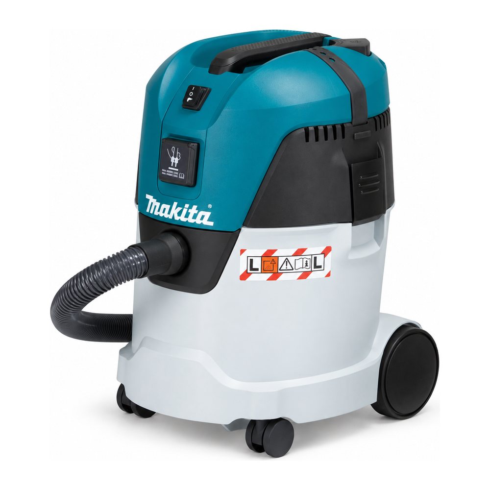 Будівельний пилосос Makita VC2512L, 1000 Вт, 25 л, клас L, Push & Clean, фото 1