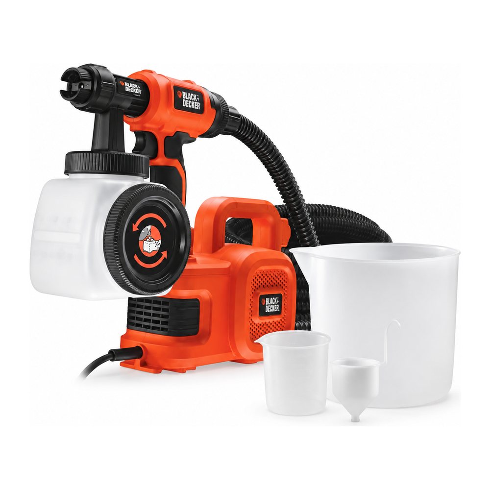 Електричний фарбопульт BLACK+DECKER HVLP400 із підлоговим блоком, бачок 1,2 л, фото 1