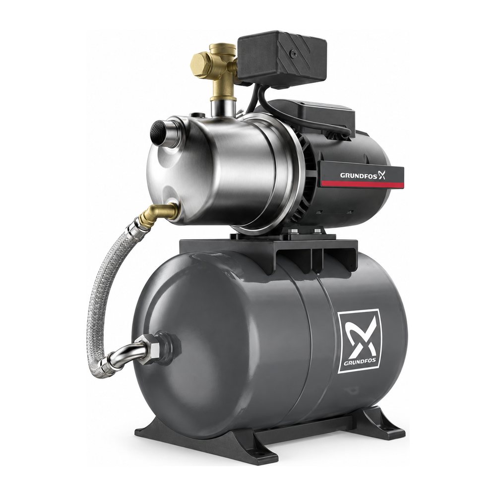 Насосна станція Grundfos JP 4-54 PT-H BBVP, бак 20 л (99463876), фото 1