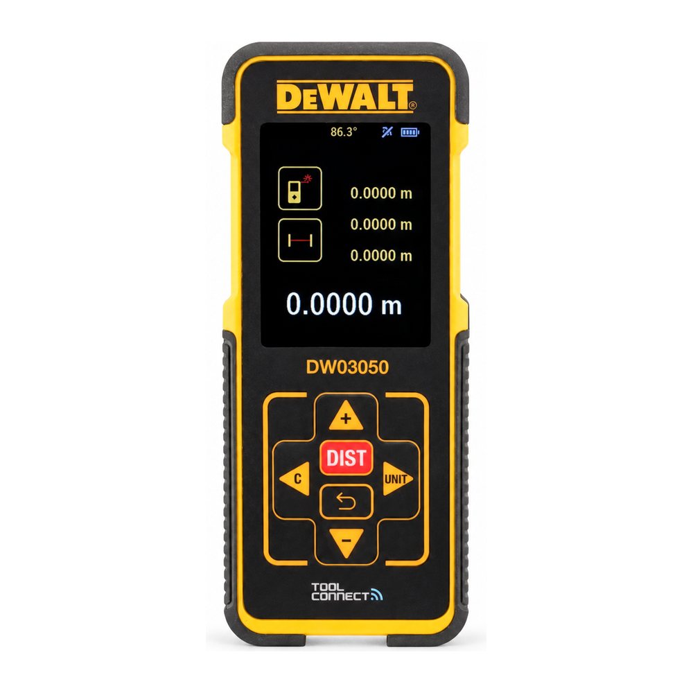 Лазерний далекомір DeWalt DW03050, 50 м, із розрахунком площі й об’єму, фото 1