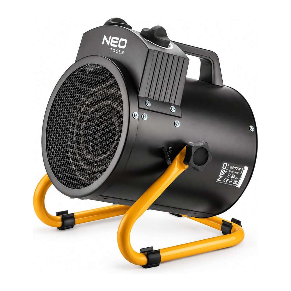 Електричний тепловентилятор NEO Tools 90-067, 2 кВт, 330 м³/год, IPX4, фото 1